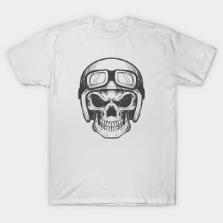 Helmet Skull T-Shirt